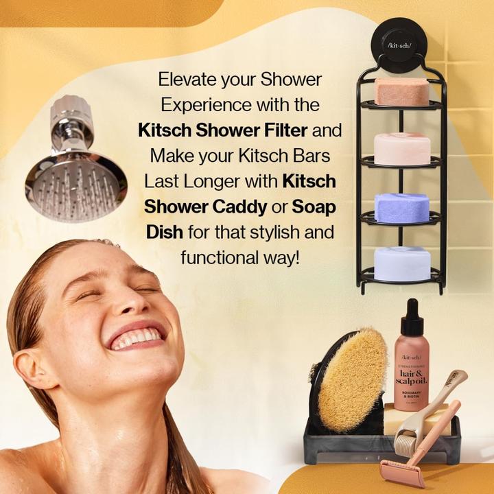 Actual product image Kitsch Solid bar with coconut oil (Solid shampoo)