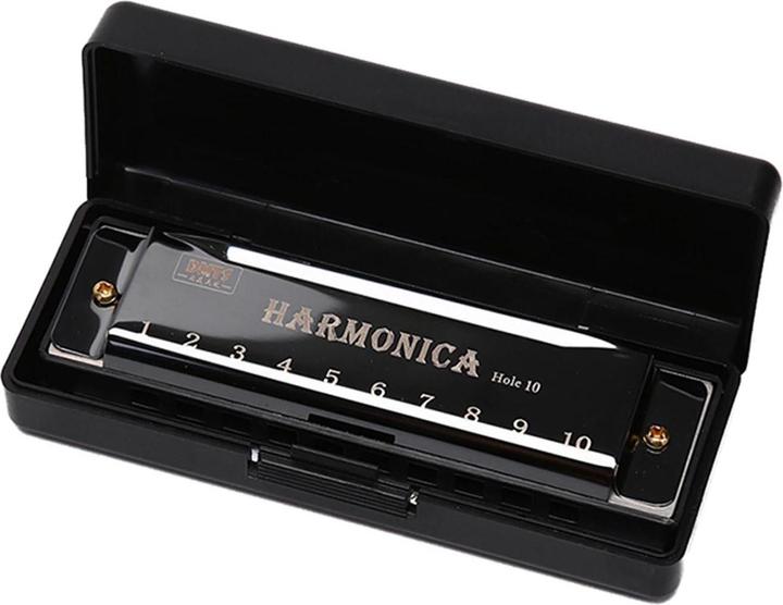 Actual product image JTI Harmonica - 10 holes - key of C (Harmonica, Diatonic, C major)