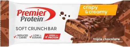 Produktbild Premier Protein Soft Crunch Bar 40% Protein (Triple Chocolate, 12 Stk., 480 g)