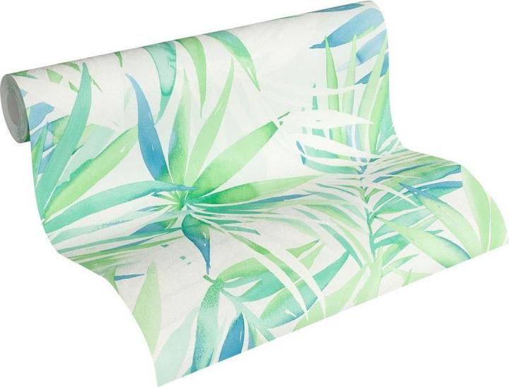 Actual product image Designdschungel By Laura N. with palm print jungle (53 x 1000 cm)