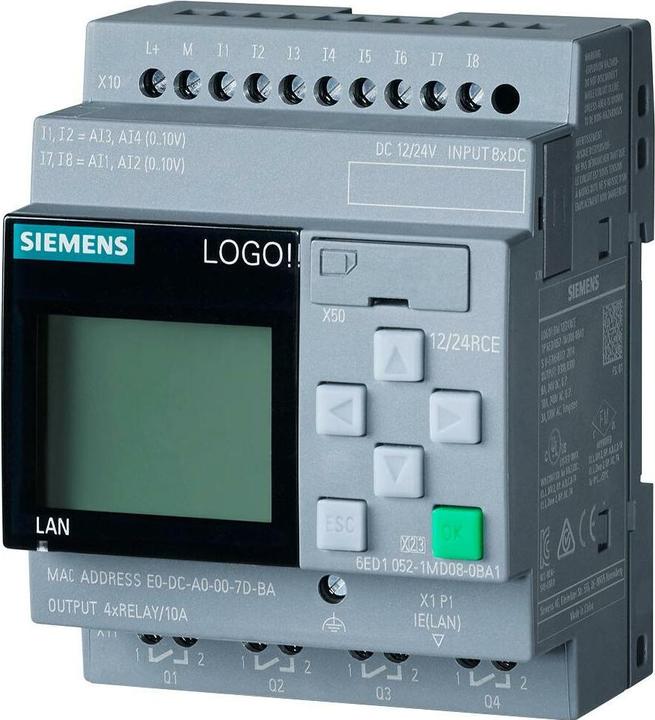 Produktbild Siemens SIEM 6ED1052-2CC08-0BA2 LOGO! 24 CEo