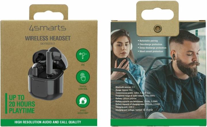 Actual product image 4smarts SkyBuds 2 (ANC, 5 h, Wireless)
