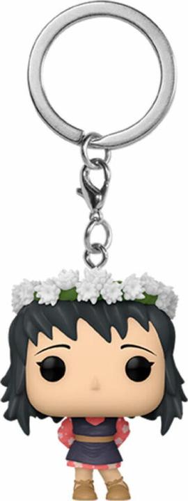 Funko Demon Slayer: Kimetsu no Yaiba POP! Vinyl Schlüsselanhänger 4 cm Makomo (Flower Headdress) Display (