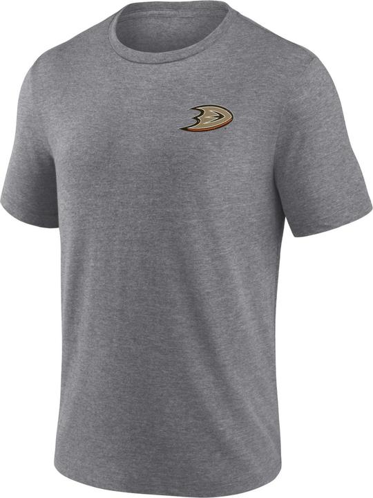 Fanatics Anaheim Ducks Tri-Blend Backprint Shirt heather grey - 3XL (3XL)