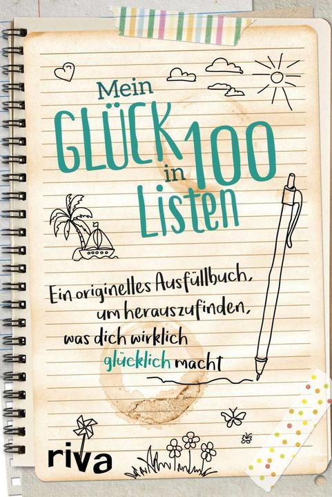 Produktbild Mein Glück in 100 Listen (Deutsch, Riva Verlag, 2017)