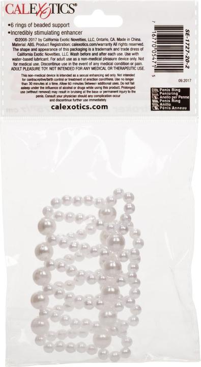 Produktbild CalExotics Basic Essentials Pearl Stroker Beads (3.75 cm)