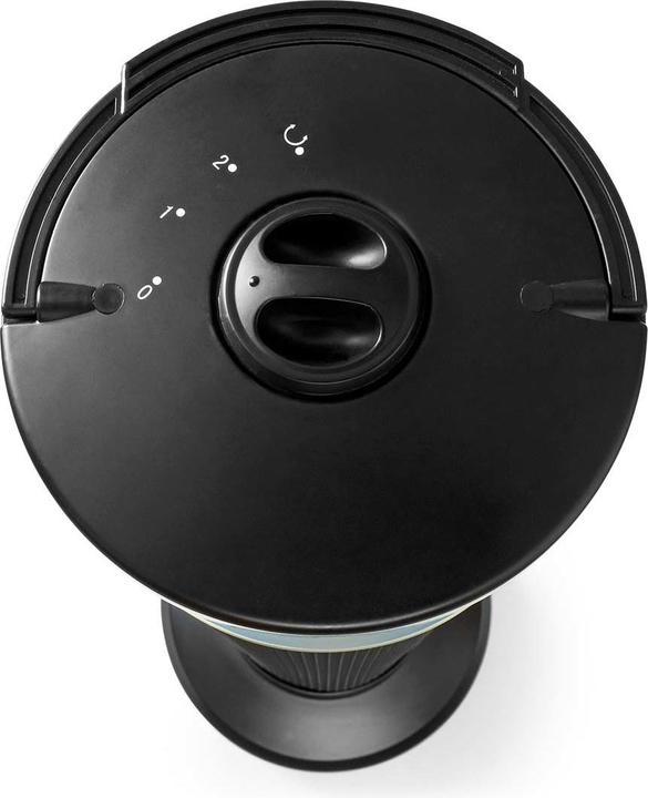 Actual product image Nedis HTPA20EBK black radiant heater (1200 W)