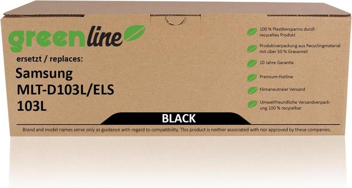 Actual product image Inkadoo Toner greenline ersetzt Samsung MLT-D 103 L/ELS / 103L XL Toner