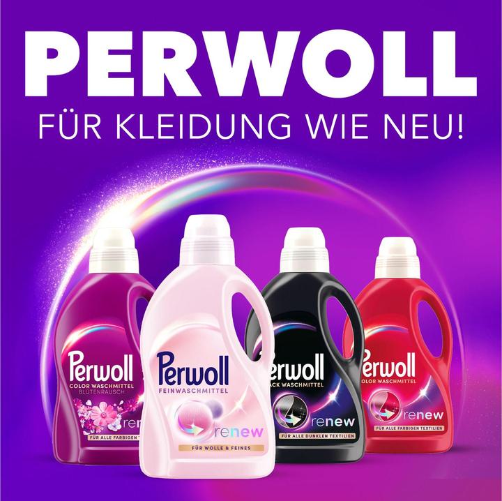 Produktbild Perwoll Renew Flüssig Wolle & Feines (52 Waschgänge, Flüssigwaschmittel)