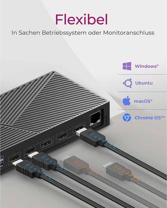 Produktbild Icy Box IB-DK2246AC (USB-C, 14 Ports)