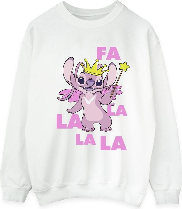 Disney Lilo & Stitch Angel Fa La La Sweatshirt (S)