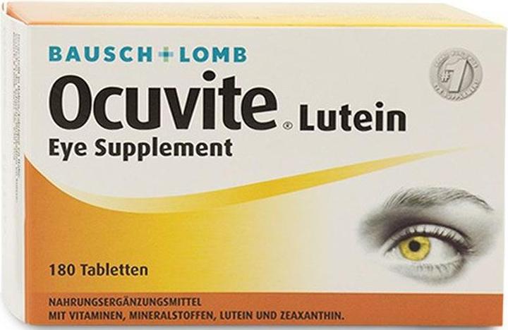Image du produit Bausch + Lomb Lutéine en comprimé (180 pièce(s), Cachets, 145 g)