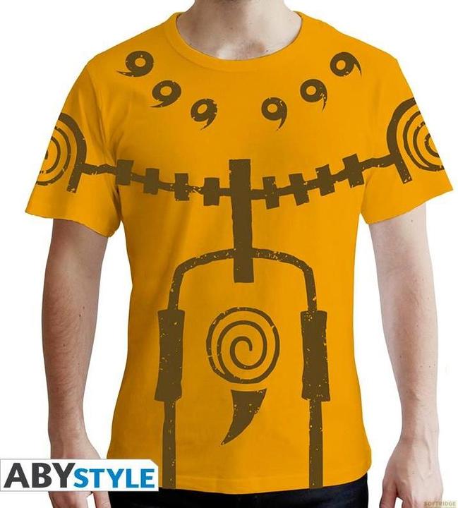 Actual product image ABYstyle NARUTO SHIPPUDEN - Tshirt Chakra Mode man SS yellow - premium (L)
