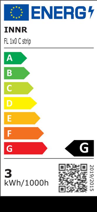 Energie-Label Innr Smart Flex Light Strip FL 120 C (Warmweiss, Neutralweiss, Kaltweiss, RGBW, 200 cm, Indoor)