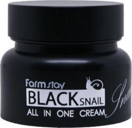 Actual product image Farm Stay FARMSTAY Black Snail All in One Cream krem do twarzy all-in ze śluzem ślimaka 75ml (75 ml, 24h cream)