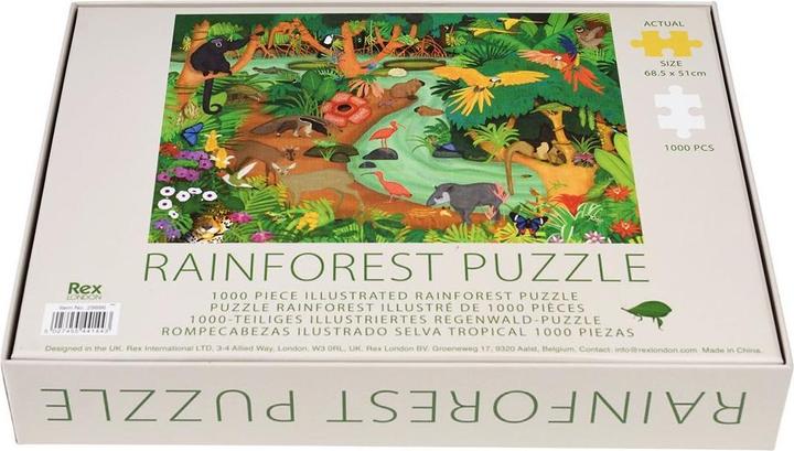 Produktbild Rex London Puzzle 1000 Teile Regenwald (1000 Teile)