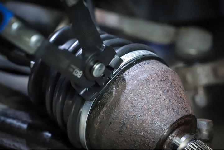 Actual product image BGS Axle Boot Clamp Set 7 mm 12 pcs.