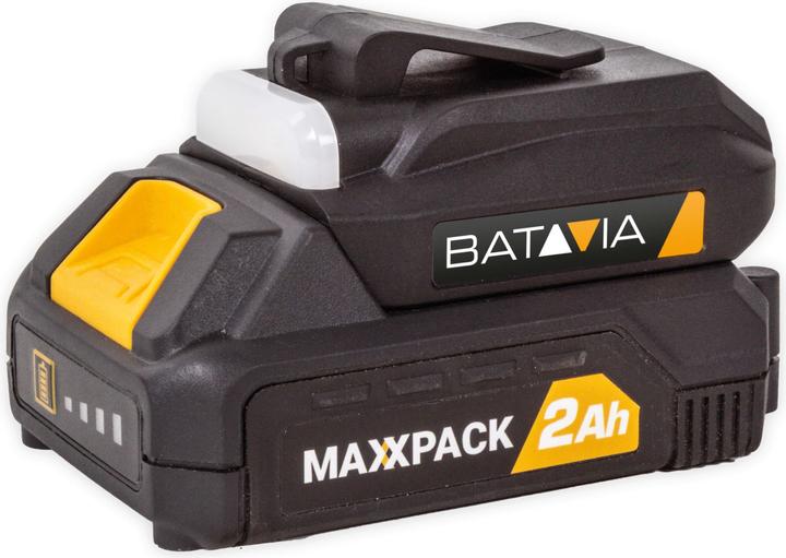 Actual product image Batavia 18V USB battery adapter (2x) + torch (18 V)