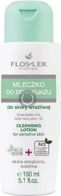 Image du produit Floslek Lait Démaquillant Sensible pour Peaux Sensibles 175Ml (Lait nettoyant, 175 ml)