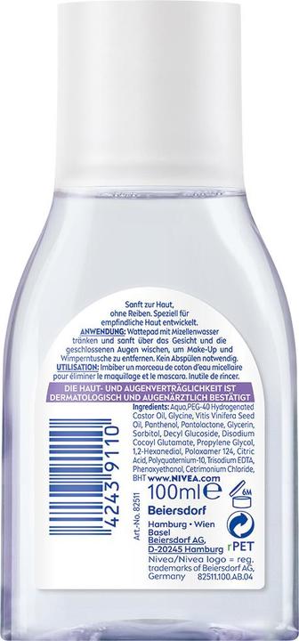 Image du produit NIVEA Beruhigendes Mizellenwasser (n) (Eau micellaire, 100 ml)