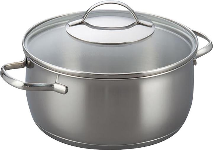 Kelomat Bratentopf 4,2l mit Deckel (24 cm, Kochtopf, Edelstahl)