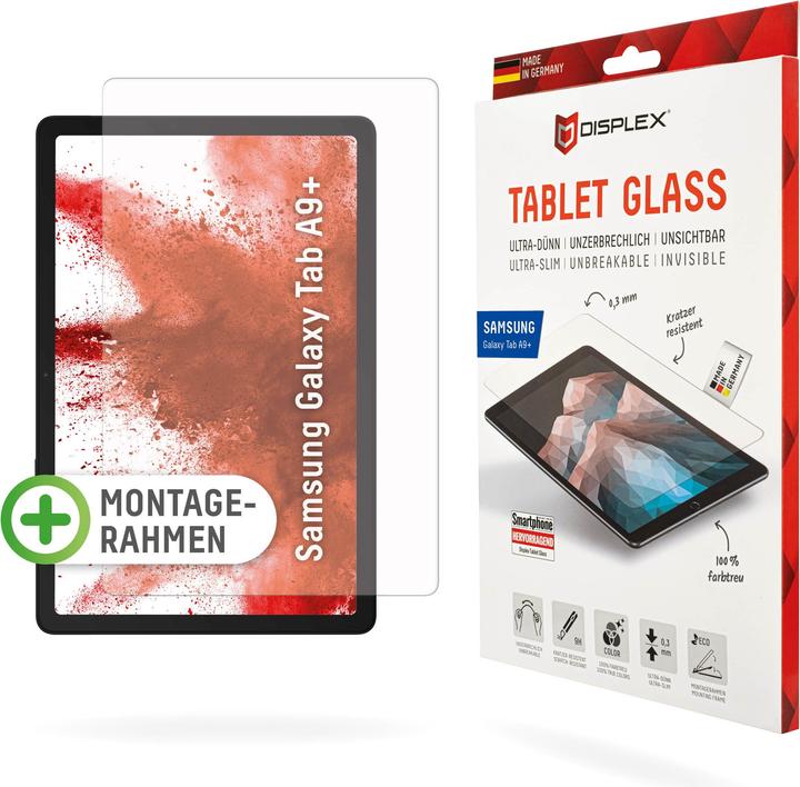 Displex Tablet Glass, Tablet Schutzglas (1 Piece, Galaxy Tab A9+)