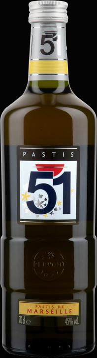 Pernod Pastis 51 Apéritif (18 ans, 45 %, France, 1 x 70 cl, Amer)