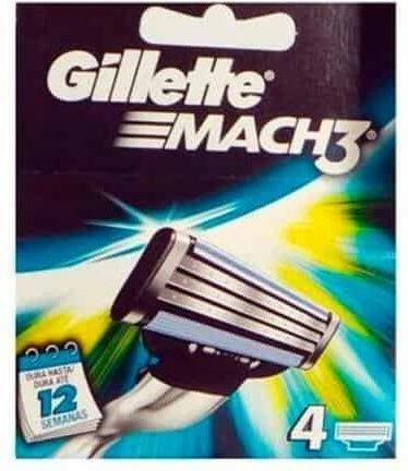 Immagine prodotto Gillette Mach3, Cartucce Fatate 4 (4 x)