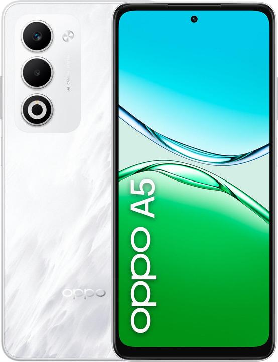 Produktbild OPPO A5 (128 GB, Mist White, 6.67", Dual SIM)