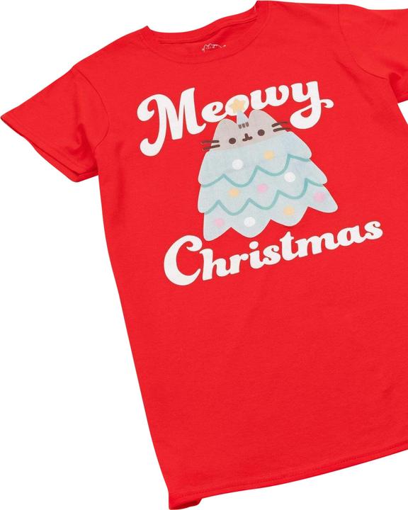 Actual product image Pusheen Meowy Christmas Tshirt (L)