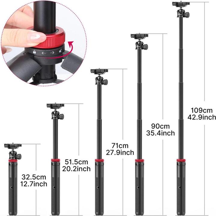 Produktbild Ulanzi Selfie Stick MT-44BK (Kunststoff, Metall)