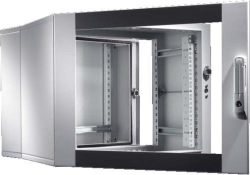 Produktbild Rittal Wandgehäuse EL, 3-teilig mit Montageschienen und Profilschienen (6 HE, 19 Zoll Rack)