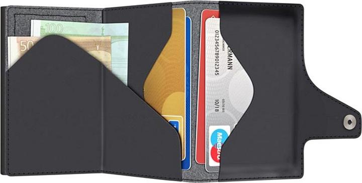 Image du produit Tru Virtu Portefeuille Click & Slide Vegan Bio Apple Black/Black