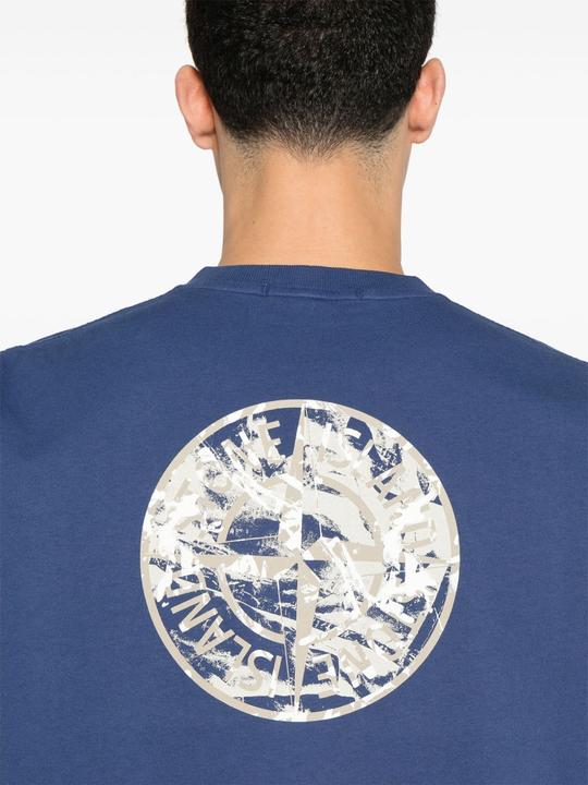 Actual product image Stone Island T-shirts And Polos Blue (M)