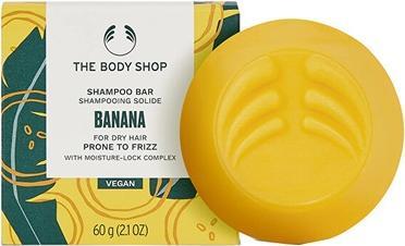 Body Shop Solid Shampoo For Frizzy Hair Banana Shampoo Bar 60 G (Festes Shampoo)