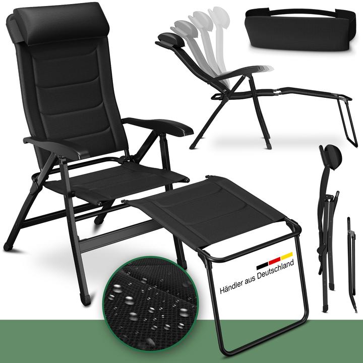 Image du produit Aktivshop Chaise pliante active Camping avec repose-jambes