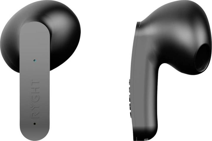 Produktbild Ryght MINO In Ear Headset Bluetooth® Stereo Schwarz Mikrofon-Rauschunterdrückung Batterieladeanzei (ANC, Kabelgebunden)