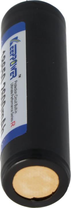 Produktbild Keeppower Akku R 18650 geschützt (Pluspol erhöht) (1 Stk., 18650, 2600 mAh)