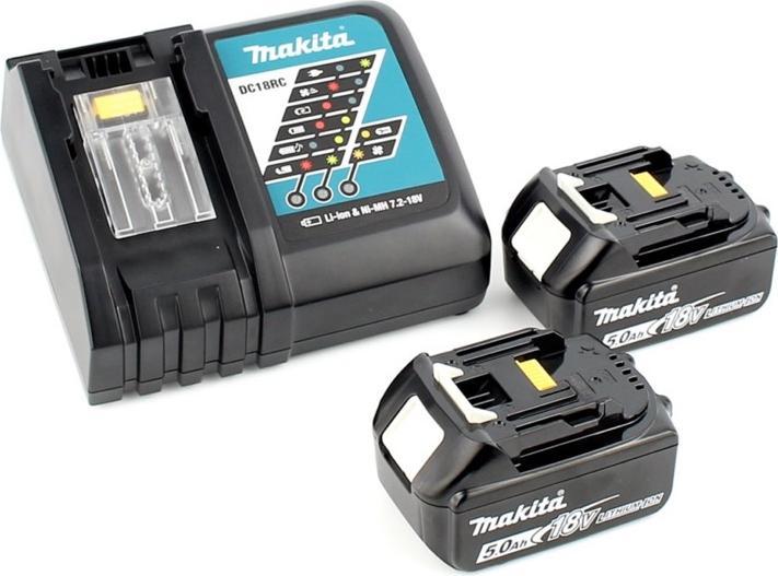 Image du produit Makita DHP482RTJ 18V 2x perceuse à percussion à batterie rechargeable (Fonctionnement sur batterie)