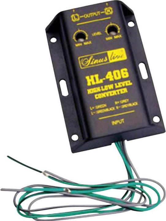 Sinuslive HL-406 Adaptateur de haut niveau de bas niveau
