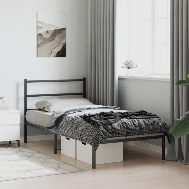 Produktbild VidaXL Bettgestell mit Kopf- und Fussteil (150 x 200 cm)