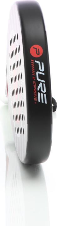 Actual product image Luxtri Padel Racket Jugador 250 Teardrop Shape Grey Red 360g Fibreglass EVA Padel Tennis