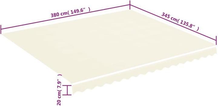 Produktbild VidaXL Lybed (400 x 350 cm)