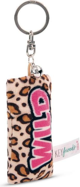 Magni NICI Schlüsselanhänger Mini Plüschkissen Wild mit Glöckchen 8cm