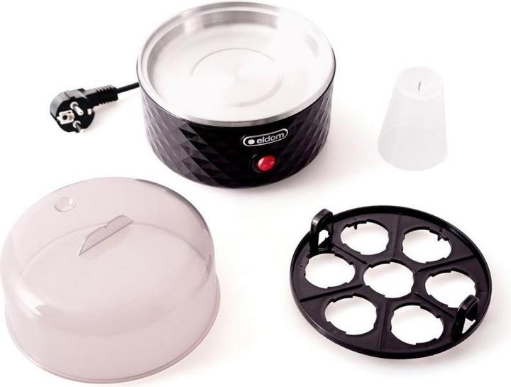 Produktbild Eldom EM101C Eierkocher EGGO 1-7 Eier 380 W einstellbare Kochhärte