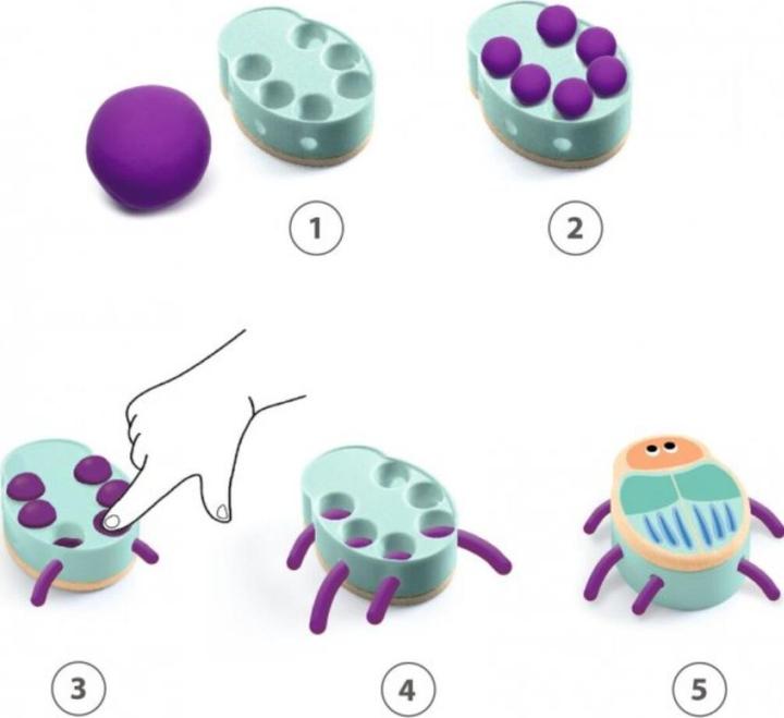 Immagine prodotto Djeco I miei insetti di pasta da gioco