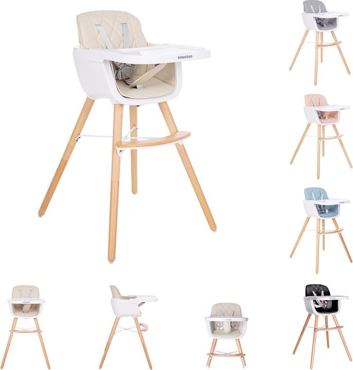 Produktbild Kikkaboo Hochstuhl 2 in 1 Woody (Hochstuhl)