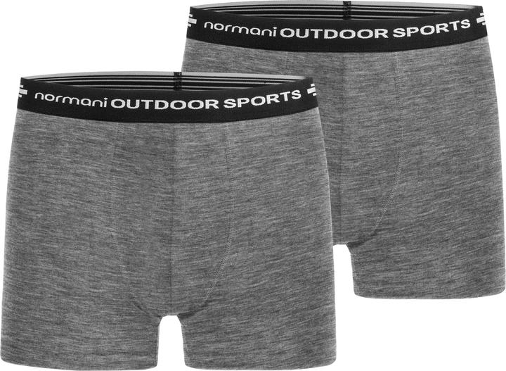Normani 2er Pack Herren Merino Boxershorts Unterhose - 7692 (L, 2er Pack)