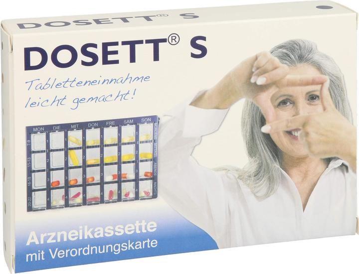 Produktbild Dosett S Arzneikassette mit Verordnungskarte blau, 1 St. Dosette