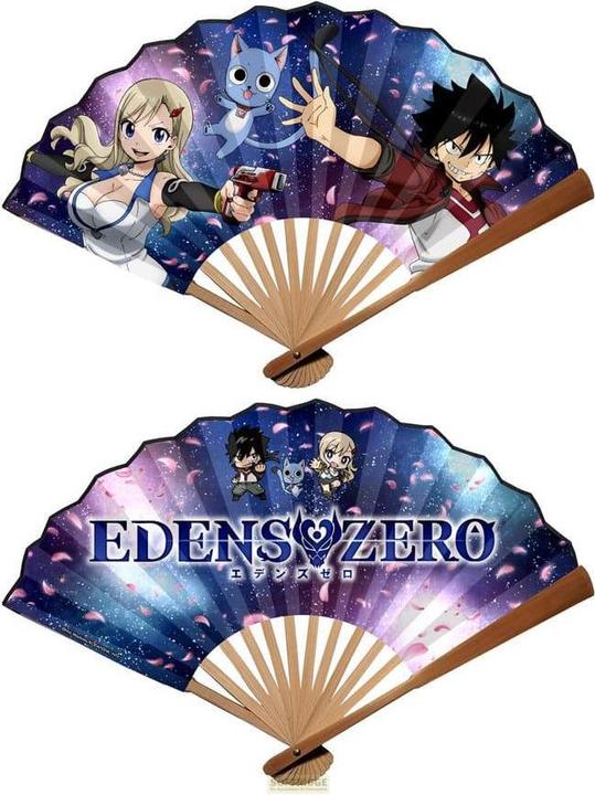 Actual product image Sakami Edens Zero éventail Rebecca, Happy & Shiki